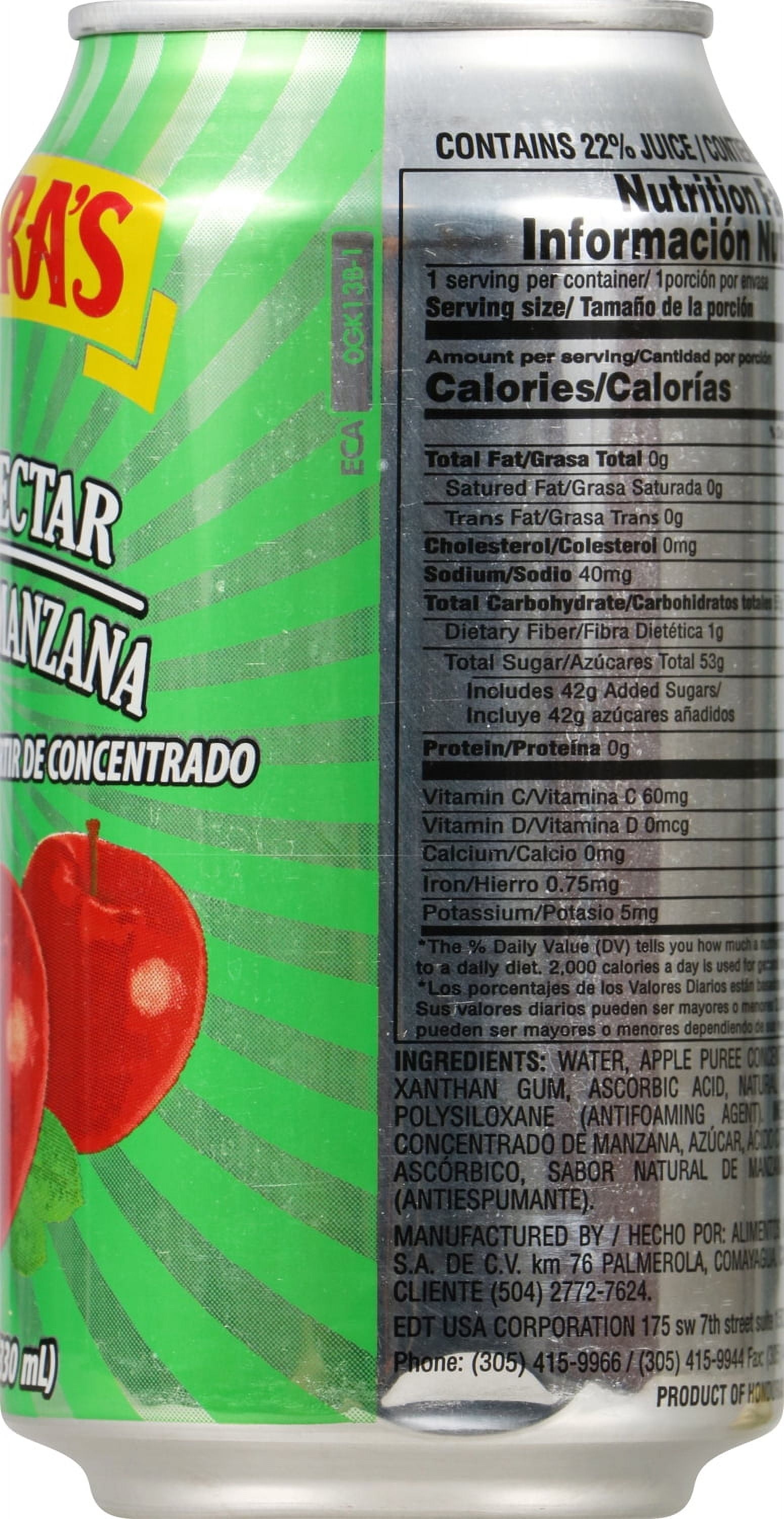 (12 pack) Natura Apple Nectar, 11.16 fl oz