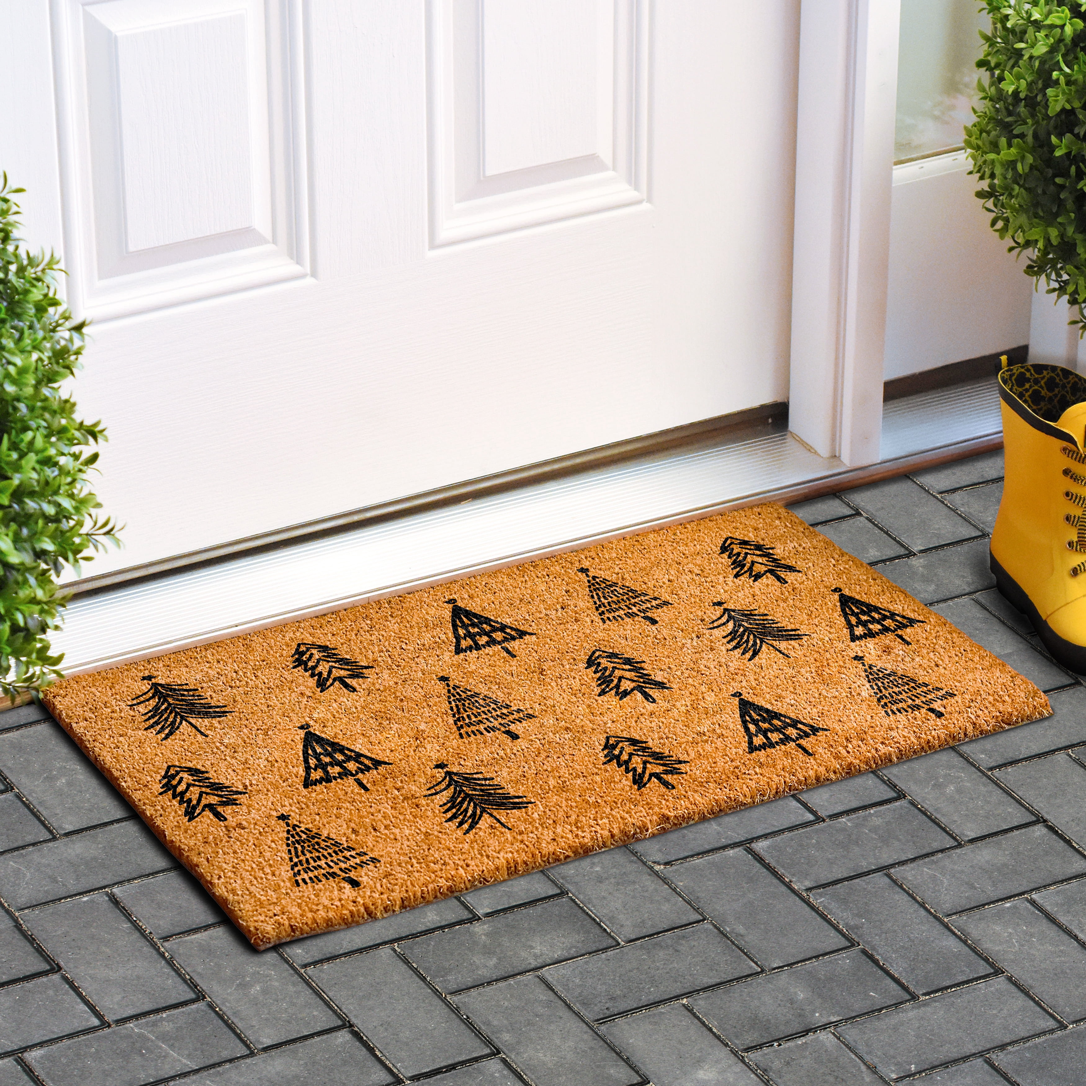 Calloway Mills Christmas Tree Farm Doormat