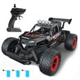 thumbnail image 1 of Red 2.4GHz 1:16 Scale RC Racing Car with Full Proportional Throttle, 3 Rechargeable 7.4V 500mAh Lithium Batteries, 40m Control Range, ABS Construction, Includes Remote Controller, USB Charger,, 1 of 6