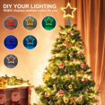thumbnail image 4 of ÁRbol de Navidad Brillante con Estrella de Cinco Puntas, LáMpara LED Transparente Brillante, Adornos NavideñOs Coloridos., 4 of 5