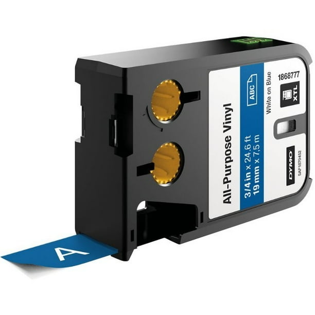 Dymo XTL AllPurpose Vinyl Labels, 3/4"