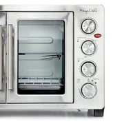 MegaChef 45 Quart Electric French Door Rotisserie Convection Counter Top Oven