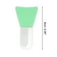 thumbnail image 4 of Unique Bargains 1 Pc Lightweight Small Flat Facial Mask Brush Green, 4 of 5