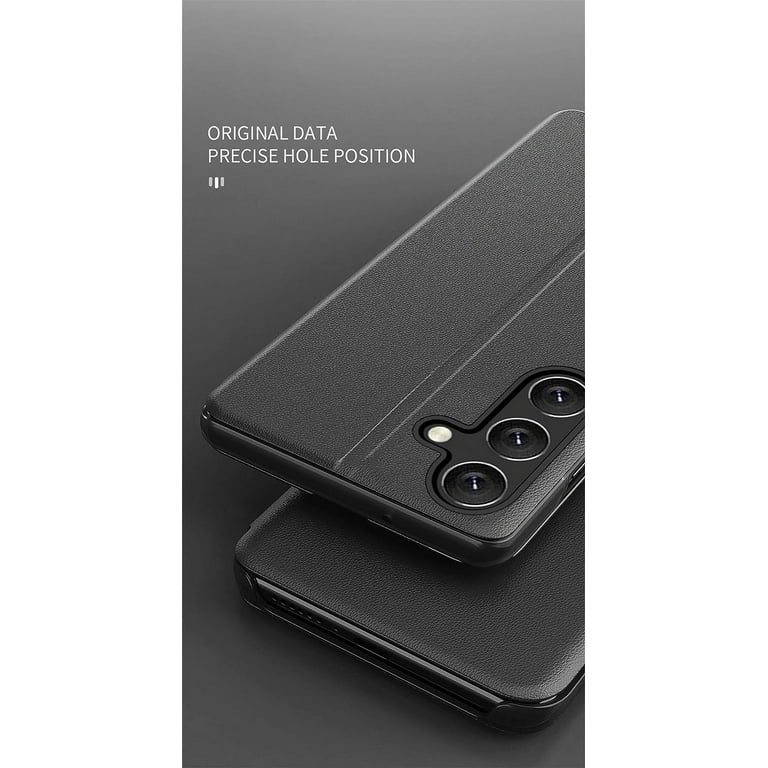 Case for Samsung Galaxy A71, Galaxy A71 Case Clear View Leather