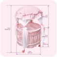 thumbnail image 4 of Cama para muñecas Badger Basket Pavilion con tapete acolchado para muñecas de 18 pulgadas, 4 of 7