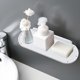 thumbnail image 1 of Estante flotante de pared, estante adhesivo para champú de baño, sin perforación, estantes para tarros de cocina, organizador, soporte para baño y hog Blanco Macarena Soporte de ducha de montaje en pared, 1 of 7
