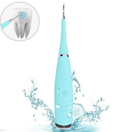 Peroptimist Electric Sonic Dental Calculus Plaque Remover Tool Kit, Tooth Scraper Tartar Removal Cleaner Powered by (Best Electric Toothbrush For Plaque Removal)