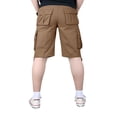 thumbnail image 3 of Cargo Shorts for Men Work Summer Casual Relaxed Loose Fit Baggy Big and Tall Multi-Pockets Coffee 30, 3 of 3