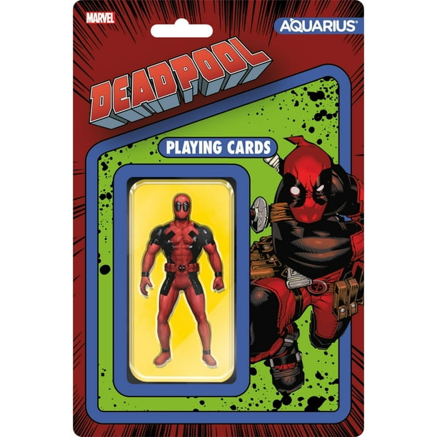 Baraja temática premium de Playing Cards AQUARIUS Marvel Deadpool