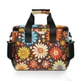 thumbnail image 7 of FORMRS Insulated Cooler Bag 24 Cans Capacity Soft Leakproof Lunch Box with Side Pockets, Blooming Flowers, 7 of 7