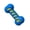 Blue, variant on mdesiwst Dog Bone Toy Squeaky Chew Toy Textured Rubber Bone Safe Teeth Cleaning Toy for Teething Puppies And Large Dogs Oral Care