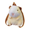 thumbnail image 4 of Mochila de peluche de capibara, mochila escolar creativa y de moda para niños y niñas. beige, 4 of 9