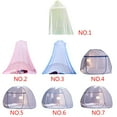 thumbnail image 3 of pitrice Foldable Three Door Mongolian Yurt Mosquito Net Dome Mosquito Net Ceiling Hanging Bedroom Double Bed Canopy, 3 of 9