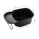 thumbnail image 3 of Colador multifunción de acero inoxidable con forma de silla de montar para fregadero de cocina, ideal para filtrar residuos de comida y lavar verduras., 3 of 4