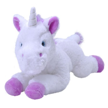 Wild Republic Ecokins Plush Soft 12 Unicorn White Purple Stuffed Animal