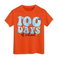 thumbnail image 1 of EHQJNJ Chandails en Molleton Mignons pour Filles Garçons et Filles Mode Décontractée Imprimé Col Rond T-Shirt Manches Courtes Ample Chandails en Molleton Col Rond Enfants, 1 of 4