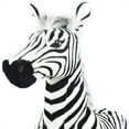 Tiger Tale Toys Zelassie the Giant Zebra Plushie Large Stuffed