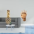 thumbnail image 2 of Escultura de resina con manos de dorada para oficina, dormitorio, sala de estar, estante, armario, chimenea, adorno decorativo para amante, 2 of 8