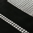 thumbnail image 5 of Piccocasa 12" x 16" Sparkle Luxury Diamante Placemat Table Mat Velvet Wedding Black, 5 of 6