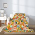 thumbnail image 2 of Sikiie different patchwork Print Cozy Flannel Fleece Throw Blanket: Lightweight & Thick for All Seasons - Perfect for Women, Men, & Kids-80"x60", 2 of 6