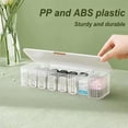 thumbnail image 2 of Artrylin Storage Organizer for Daily Colored Contact Lenses, Disposable Contact Lens Dispenser,Clear Plastic Box for All Brands Daily Lens (Blue), 2 of 7