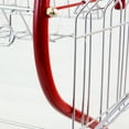 thumbnail image 3 of Better Chef DR-165R 2-Tier Chrome-Plated Dish Rack, 16", Red, 3 of 5