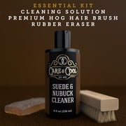Suede & Nubuck Cleaner Kit (8 oz) Restores Color & Vibrancy to Shoes Clothes, and Furniture (Essential Kit)