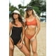 thumbnail image 2 of Sombrero con visera para mujer, sombrero de paja de ala ancha para playa, camping, senderismo y verano., 2 of 5