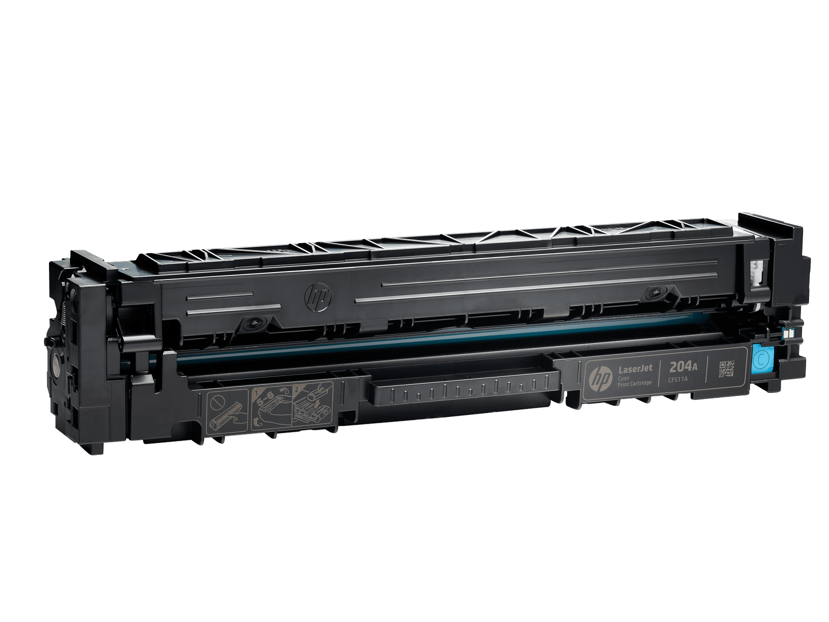 HP 204A CF511A Color Printer Cartridge with Recycling guide Toner cartridge, for M180nw, M180, M181, M154, Cyan, 1 Pack Approximately 900 Pages