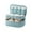 E, variant on Travel Underwear Storage Bag, 180° Opening Design with 6 Separate Pockets & Central Zipper Compartment, Easy to Clean - Ideal for Bra, Underwear, Business Trip & Suitcase