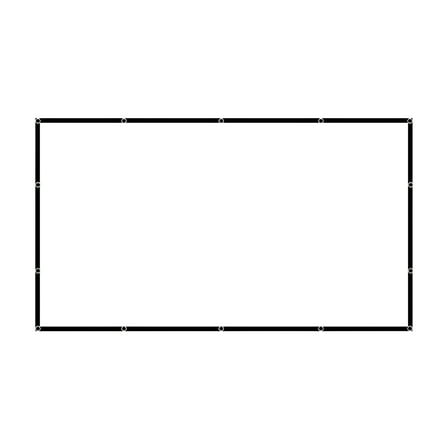 GJX Projector Screen 100 Inch Foldable 16:9 Projector Screen Home Projector Screen