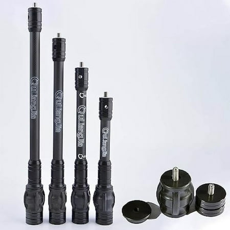 AMEYXGS Archery Bow Stabilizer 6 8 10 12 Rod Balance Bar with Damping System and Weights Shock Absorber