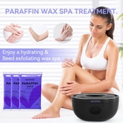 WAXKISS Paraffin Wax Machine for Hands and Feet, 3000ml Touchscreen Wax Warmer with Moisturizing Paraffin Spa Kit, Home Spa Treatment for Smooth and Soft Skin