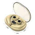 thumbnail image 3 of Open Ear Headphones Wireless Bluetooth 5.3 Earbuds, 40H Playtime with Digital Display, HiFi Stereo, ENC Clear Calls, Lightweight & IPX5 Waterproof Sports Earphones for Running & Workouts(Beige), 3 of 8