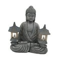 thumbnail image 2 of Fancyes Buddha Statue Religious Sculpture Collection Artwork Harz Figure Figure Handicrafts for Courtyard Women Mom Terrace Lighthouse, 2 of 8