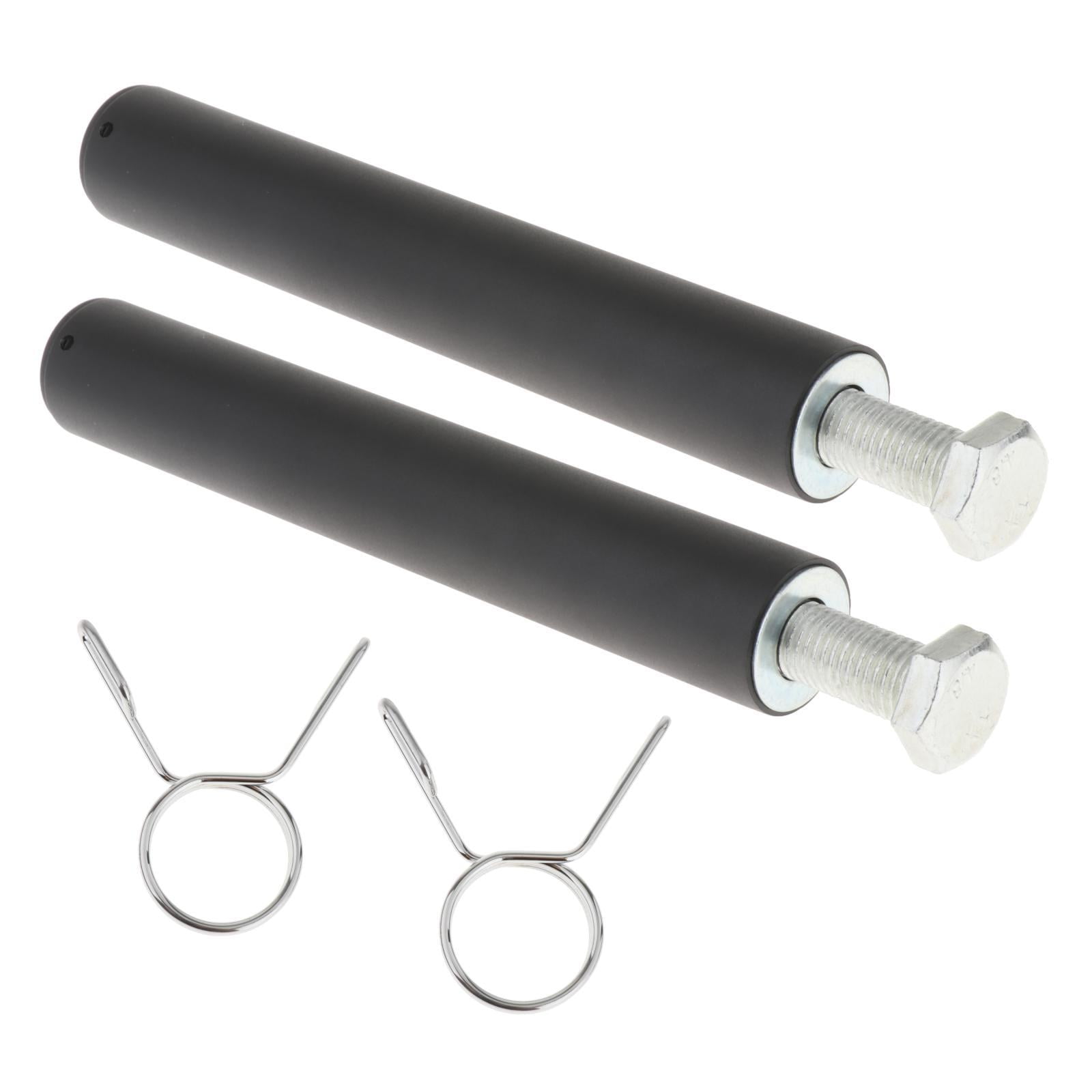 DimyFew 2 Pieces Weight Plates Holder Weight Plates Rack Steel Multifunction with Screws
