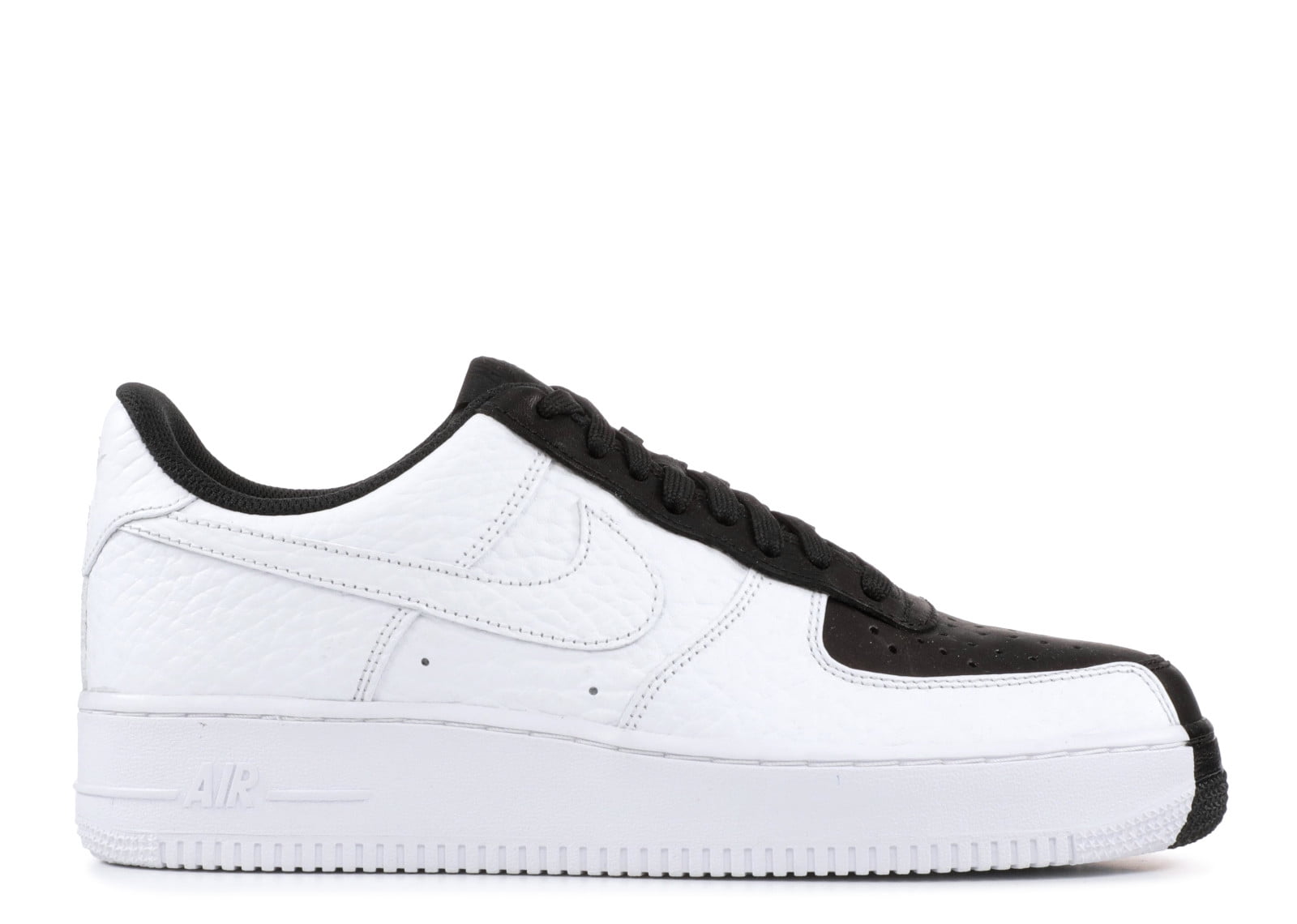 black white air force ones