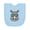 AE-Light Blue, variant on Inktastic Rhino Funny Rhinoceros Newborn Bib