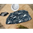 thumbnail image 5 of LA LEELA Men's Bath Trunk Swimwear Sarong Pareo Beach Wrap One Size Denim, Leaves Summer Vacation Aloha, 5 of 5