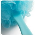 thumbnail image 4 of Casewin Shower Body Brush with Loofah,Back Scrubber Bath Mesh Sponge with Curved Long Handle for Skin Exfoliating Bath, Massage Bristles Suitable for Wet or Dry, Men and Women (Blue), 4 of 9