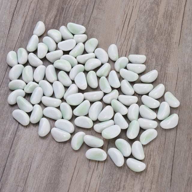 USHOBE Decorative for Aquarium Microlandscape and Home Crafts with Natural Polished Sand Stone