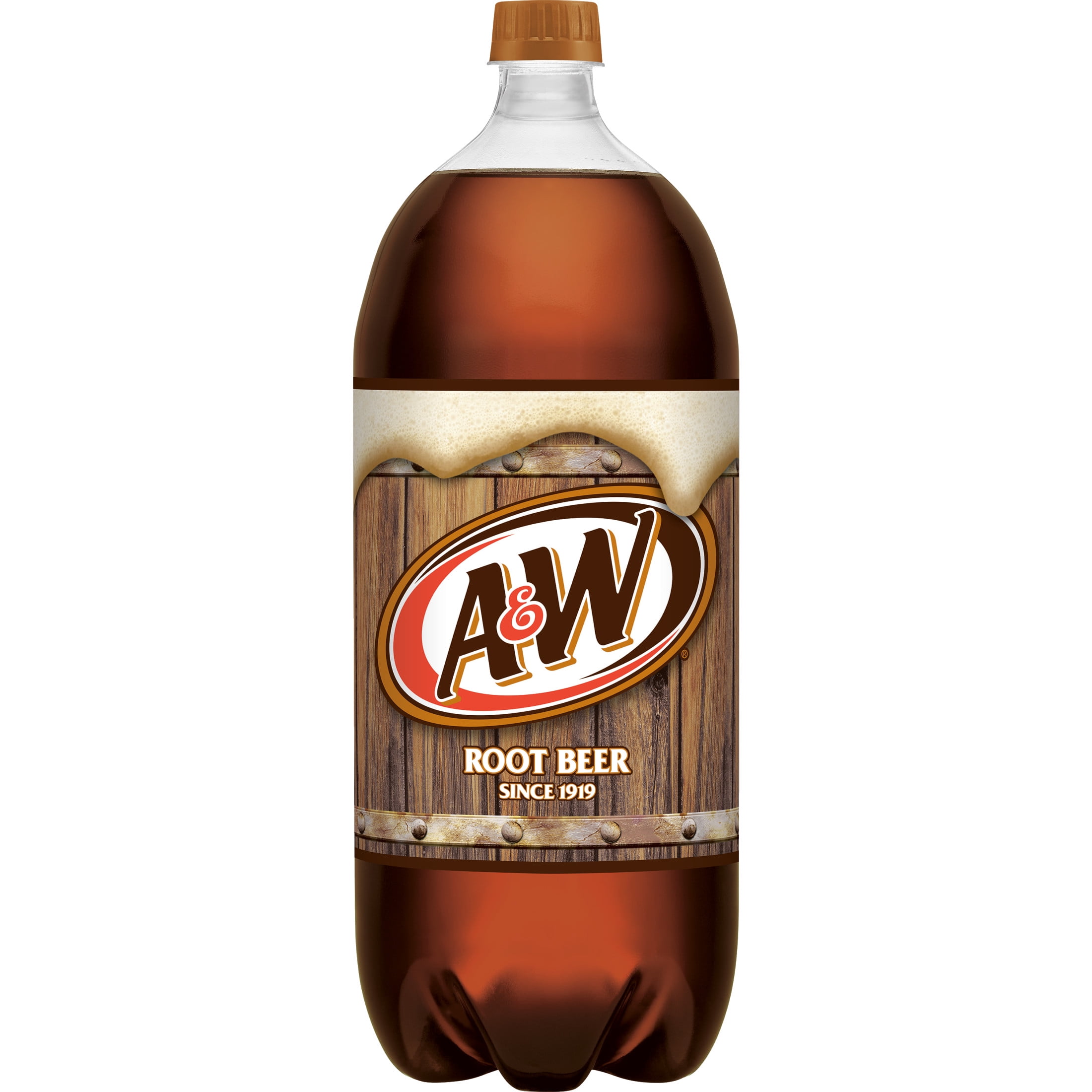 A&W Root Beer Soda Pop, 2 L, Bottle