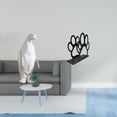 thumbnail image 2 of Escultura de pingüino,Escultura de pingüino para decoración nórdica del hogar,Servilletero de hierro,Servilletero con forma de pata,color negro,Dispensador de toallas de papel con estante, 2 of 8