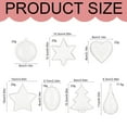 thumbnail image 3 of Diy Crafts Clear Fillable Ball, Ongmies Fillable Clear Christmas Ornaments - Transparent Drop Shape Hanging Decor with Hole, Christmas Decorations Indoor, 3 of 9