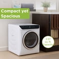 thumbnail image 2 of Hamilton Beach 13 lbs. Compact Tumble Dryer with Touchscreen Controls, 8 Drying Modes, Delay Start, Adjustable Heat Levels, Child Lock, Air-Vented Port, White, 2 of 11
