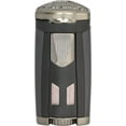 thumbnail image 2 of Xikar HP3 Inline Triple Flame Cigar Lighter, Honeycomb Texture, Matte Black, 2 of 5