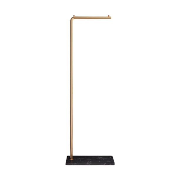 Perchero Soledad de Metal en Forma de L Base Negra 150 cm