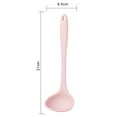 thumbnail image 6 of Biplut Kitchen Ladle Anti-scald Flexible Silicone Long Handle Soup Scoop Cooking Spoon for Home (Dark Blue), 6 of 13