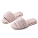 thumbnail image 1 of Pantuflas peludas para mujer, pantuflas acogedoras de felpa, zapatos de casa suaves y cálidos, zapatillas informales con perlas sólidas Wmkox8yii hj789, 1 of 4
