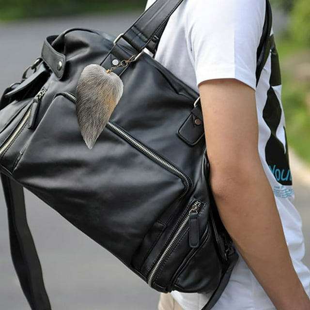 Fashionable Tail Keychain Pendant Minimalist Charm Accessory for Car Keys and Bags